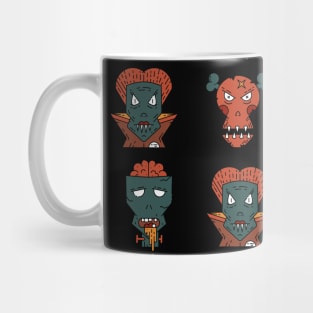 Cute monsters pattern Mug